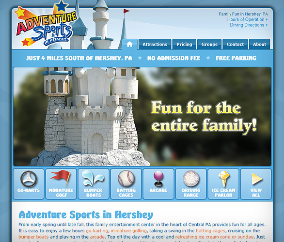 Develisys Web Design Portfolio Www Adventurehershey Com